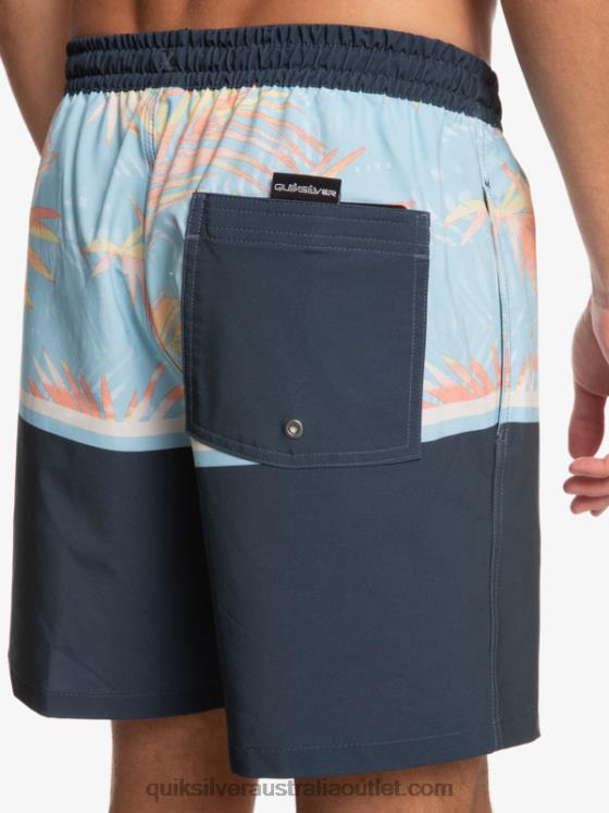 Quiksilver Men Surfsilk Division 17 Volleys H2N4B1636 midnight navy