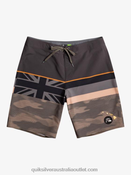 Quiksilver Men Surfsilk Faded Stripe 20 Boardshorts H2N4B1603 grape leaf