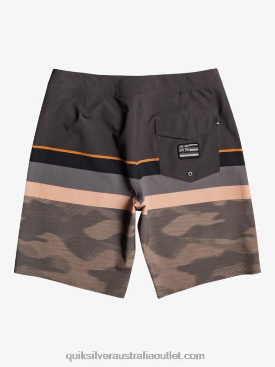 Quiksilver Men Surfsilk Faded Stripe 20 Boardshorts H2N4B1603 grape leaf