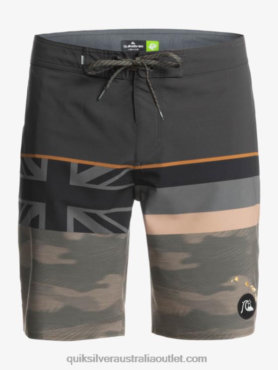 Quiksilver Men Surfsilk Faded Stripe 20 Boardshorts H2N4B1603 grape leaf