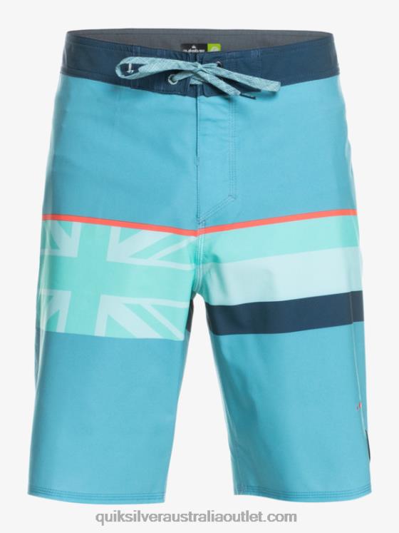 Quiksilver Men Surfsilk Faded Stripe 20 Boardshorts H2N4B1604 delph blue