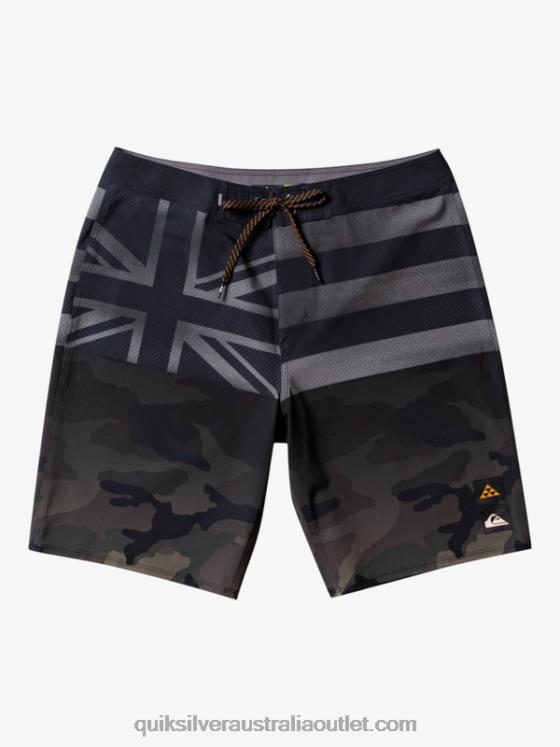 Quiksilver Men Surfsilk Hawaii Pride 20 Boardshorts H2N4B181 black