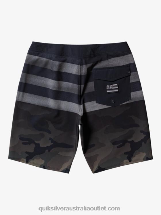 Quiksilver Men Surfsilk Hawaii Pride 20 Boardshorts H2N4B181 black