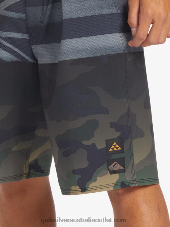 Quiksilver Men Surfsilk Hawaii Pride 20 Boardshorts H2N4B181 black