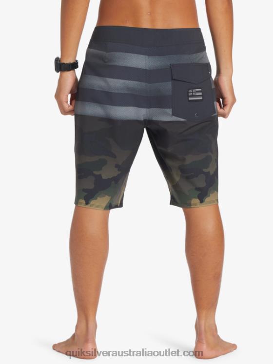 Quiksilver Men Surfsilk Hawaii Pride 20 Boardshorts H2N4B181 black