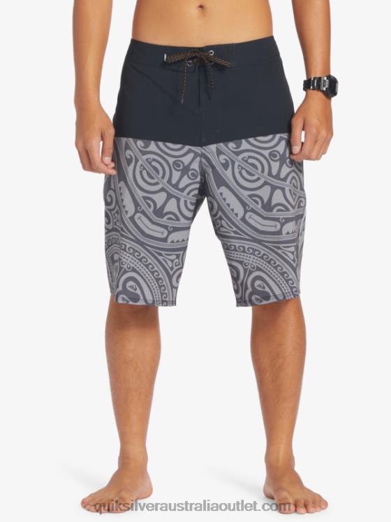 Quiksilver Men Surfsilk Inked 21 Boardshorts H2N4B560 black