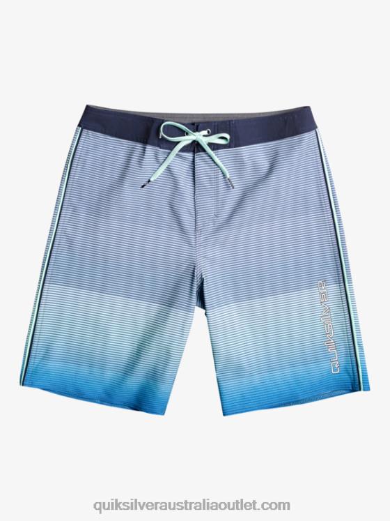 Quiksilver Men Surfsilk Massive 20 Boardshorts H2N4B336 snorkel blue