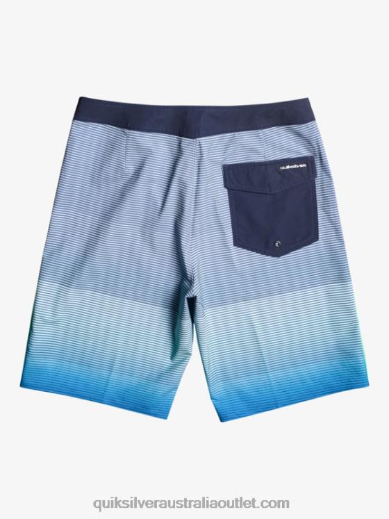 Quiksilver Men Surfsilk Massive 20 Boardshorts H2N4B336 snorkel blue