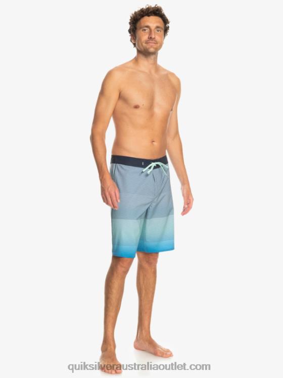 Quiksilver Men Surfsilk Massive 20 Boardshorts H2N4B336 snorkel blue