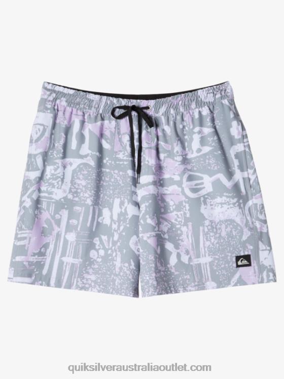 Quiksilver Men Surfsilk Mix 17 Volleys H2N4B633 iron gate