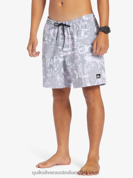 Quiksilver Men Surfsilk Mix 17 Volleys H2N4B633 iron gate