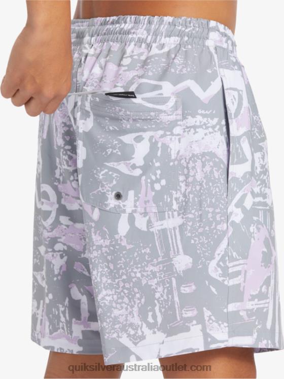 Quiksilver Men Surfsilk Mix 17 Volleys H2N4B633 iron gate