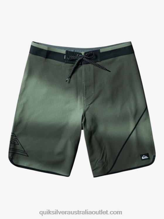 Quiksilver Men Surfsilk New Wave 20 Boardshorts H2N4B224 four leaf clover