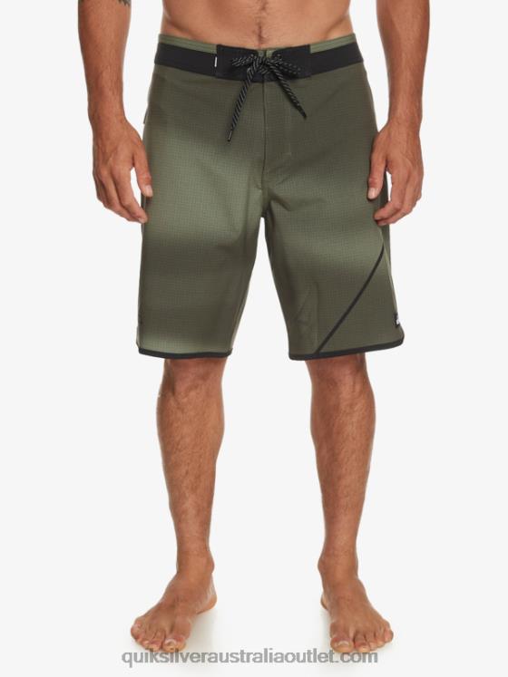 Quiksilver Men Surfsilk New Wave 20 Boardshorts H2N4B224 four leaf clover