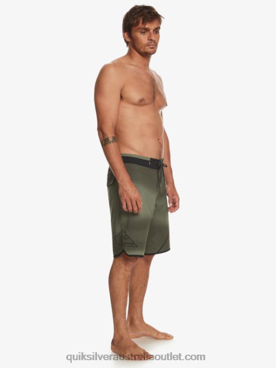 Quiksilver Men Surfsilk New Wave 20 Boardshorts H2N4B224 four leaf clover