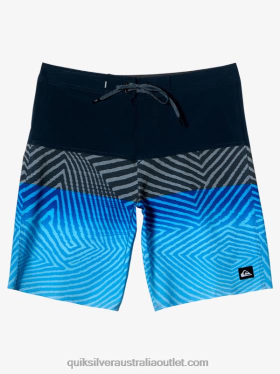Quiksilver Men Surfsilk Panel 20 Boardshorts H2N4B128 midnight navy