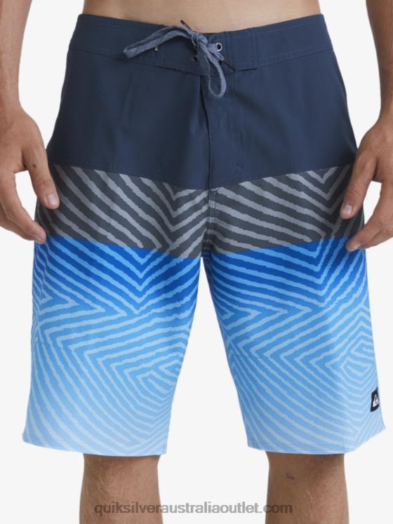 Quiksilver Men Surfsilk Panel 20 Boardshorts H2N4B128 midnight navy