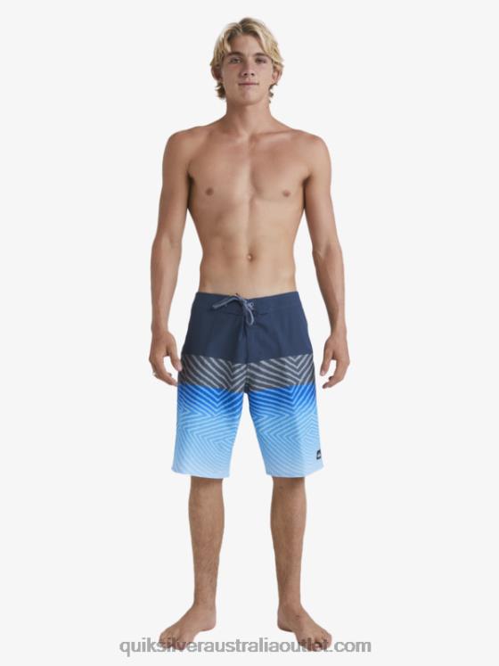 Quiksilver Men Surfsilk Panel 20 Boardshorts H2N4B128 midnight navy