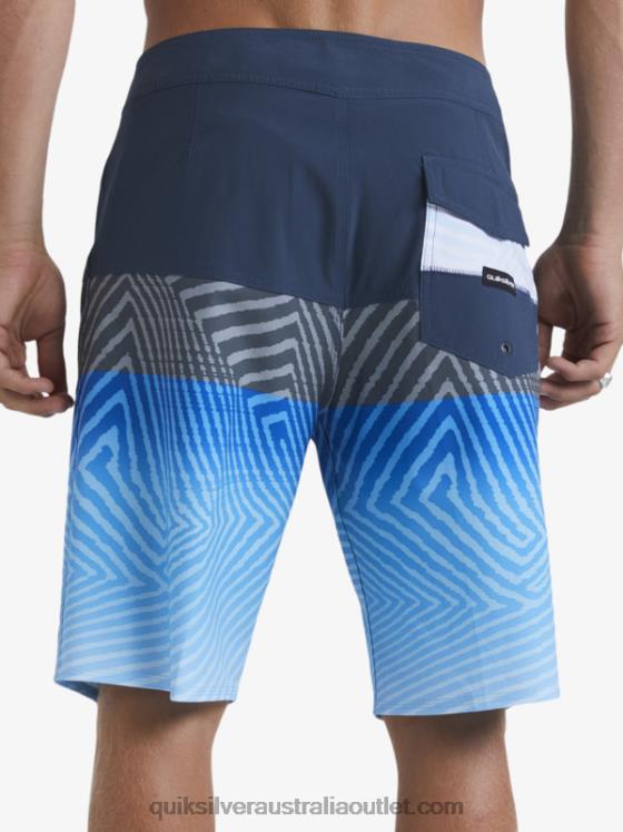 Quiksilver Men Surfsilk Panel 20 Boardshorts H2N4B128 midnight navy