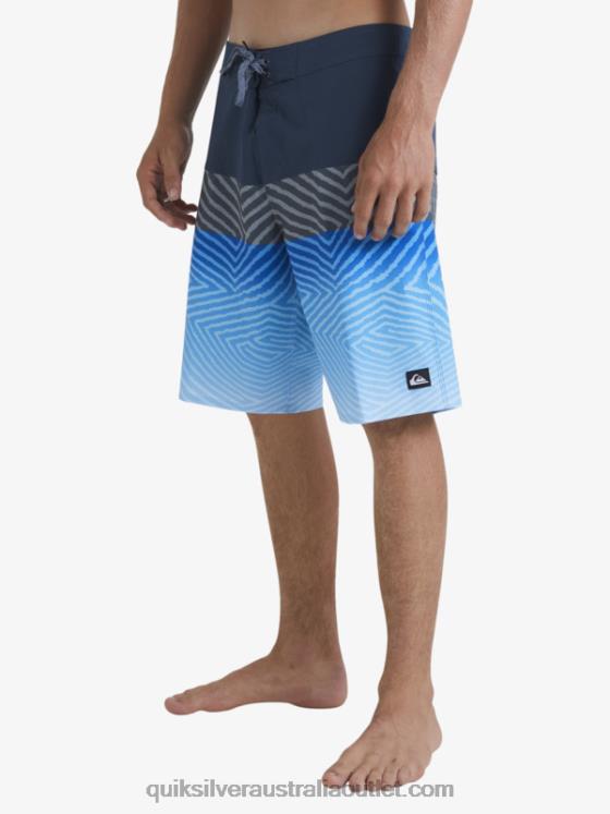 Quiksilver Men Surfsilk Panel 20 Boardshorts H2N4B128 midnight navy