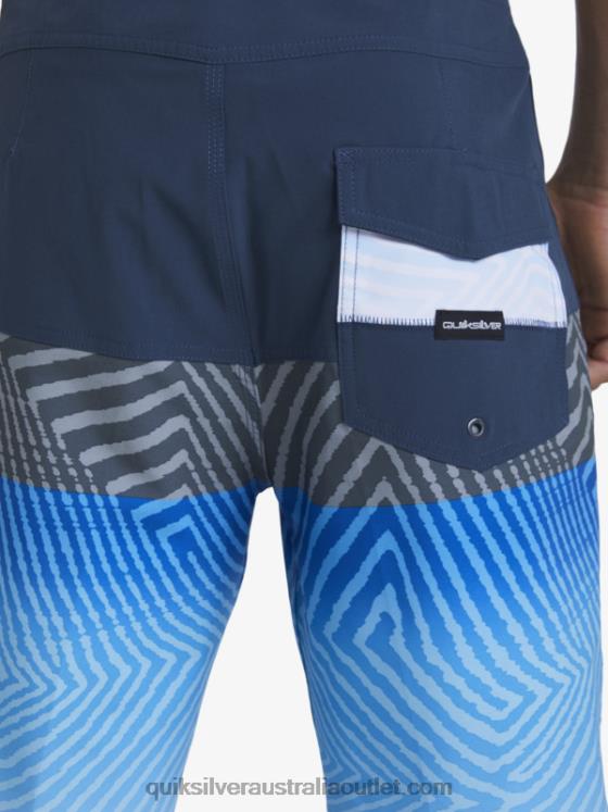 Quiksilver Men Surfsilk Panel 20 Boardshorts H2N4B128 midnight navy