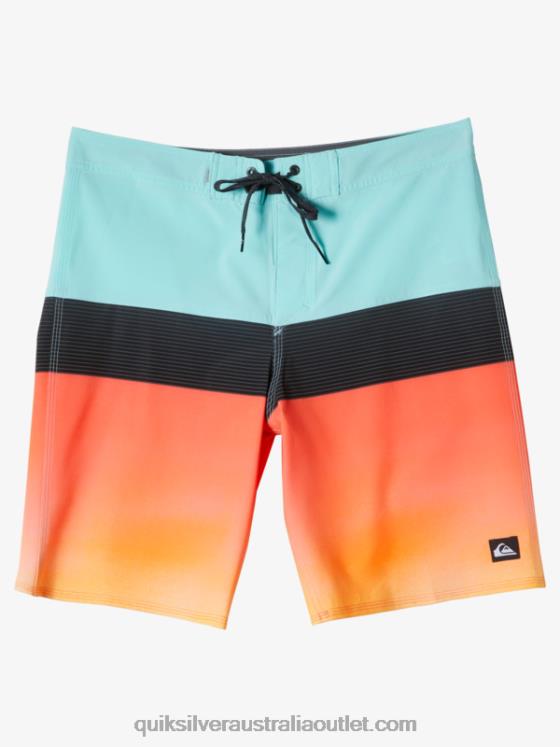 Quiksilver Men Surfsilk Panel 20 Boardshorts H2N4B129 angel blue