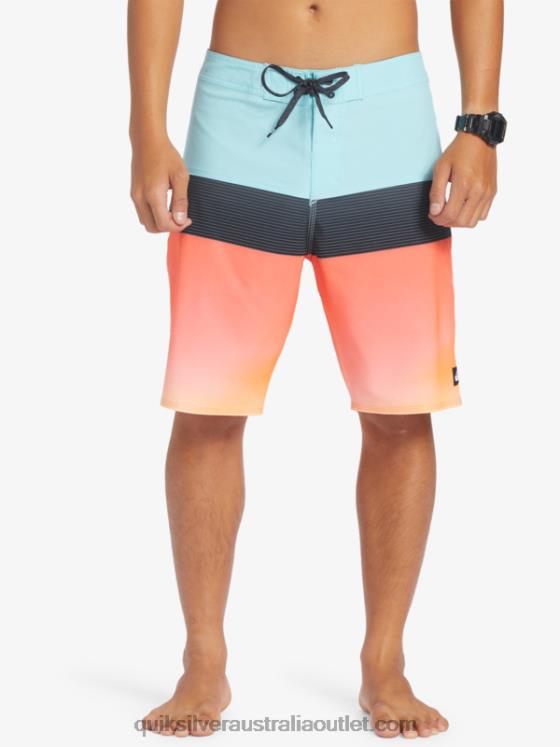 Quiksilver Men Surfsilk Panel 20 Boardshorts H2N4B129 angel blue