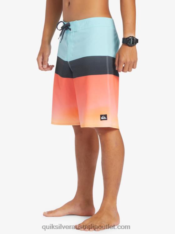 Quiksilver Men Surfsilk Panel 20 Boardshorts H2N4B129 angel blue