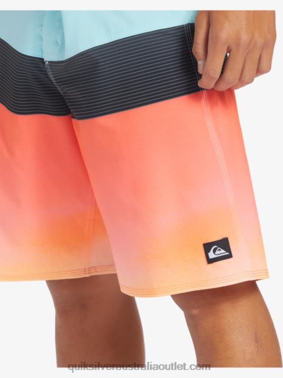 Quiksilver Men Surfsilk Panel 20 Boardshorts H2N4B129 angel blue