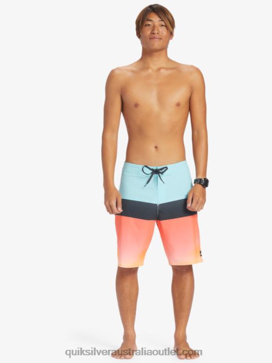 Quiksilver Men Surfsilk Panel 20 Boardshorts H2N4B129 angel blue