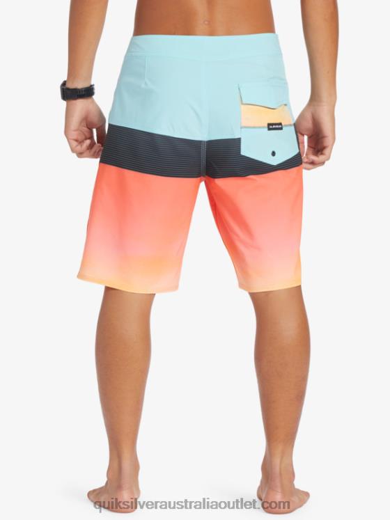 Quiksilver Men Surfsilk Panel 20 Boardshorts H2N4B129 angel blue