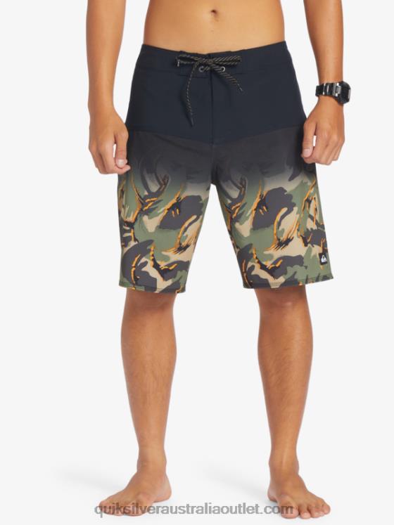 Quiksilver Men Surfsilk Panel 20 Boardshorts H2N4B131 black