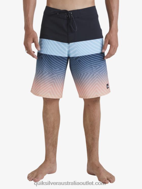 Quiksilver Men Surfsilk Panel 20 Boardshorts H2N4B136 tarmac