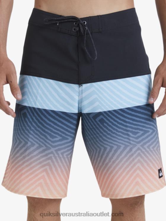 Quiksilver Men Surfsilk Panel 20 Boardshorts H2N4B136 tarmac