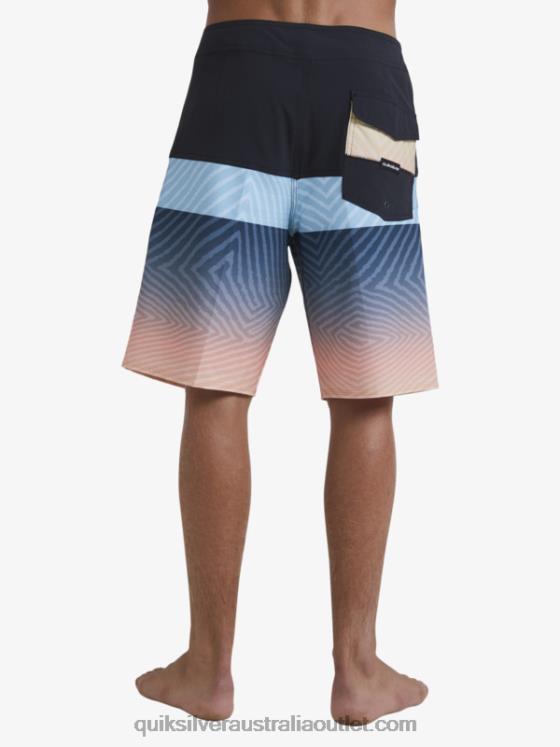 Quiksilver Men Surfsilk Panel 20 Boardshorts H2N4B136 tarmac