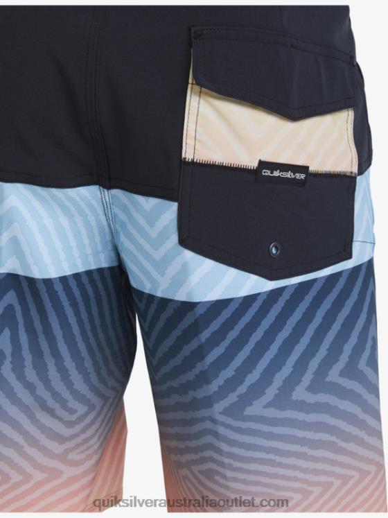 Quiksilver Men Surfsilk Panel 20 Boardshorts H2N4B136 tarmac