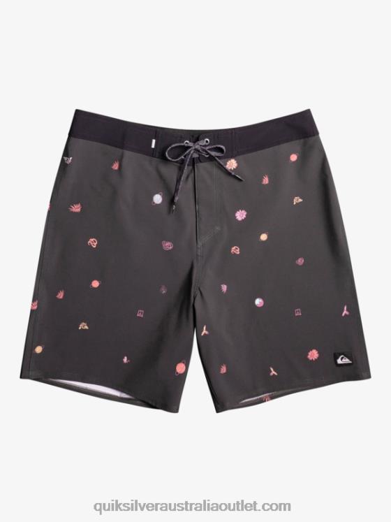 Quiksilver Men Surfsilk QS 69 18 Boardshorts H2N4B241 tarmac