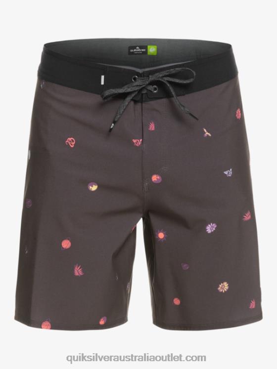 Quiksilver Men Surfsilk QS 69 18 Boardshorts H2N4B241 tarmac