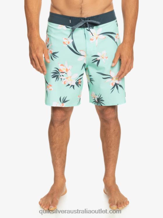 Quiksilver Men Surfsilk QS 69 18 Boardshorts H2N4B244 beach glass