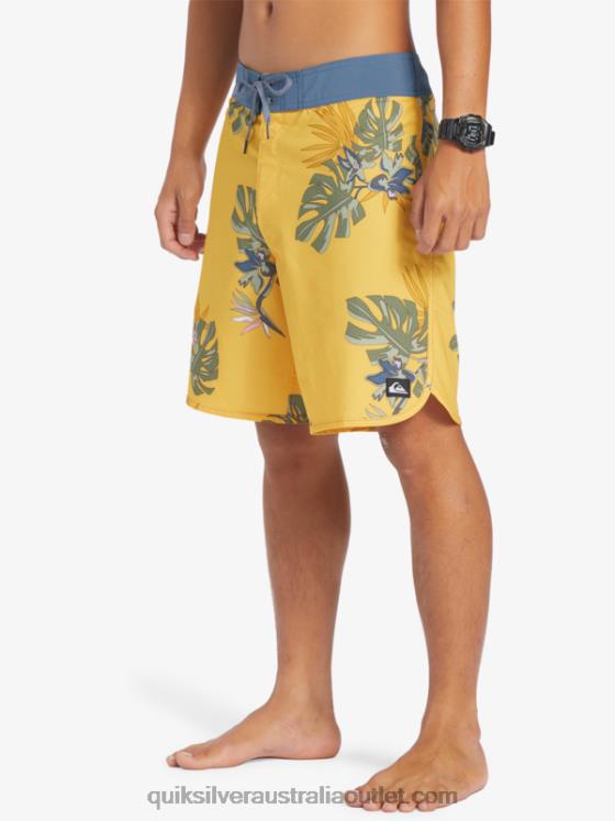 Quiksilver Men Surfsilk Scallop 19 Boardshorts H2N4B214 yolk
