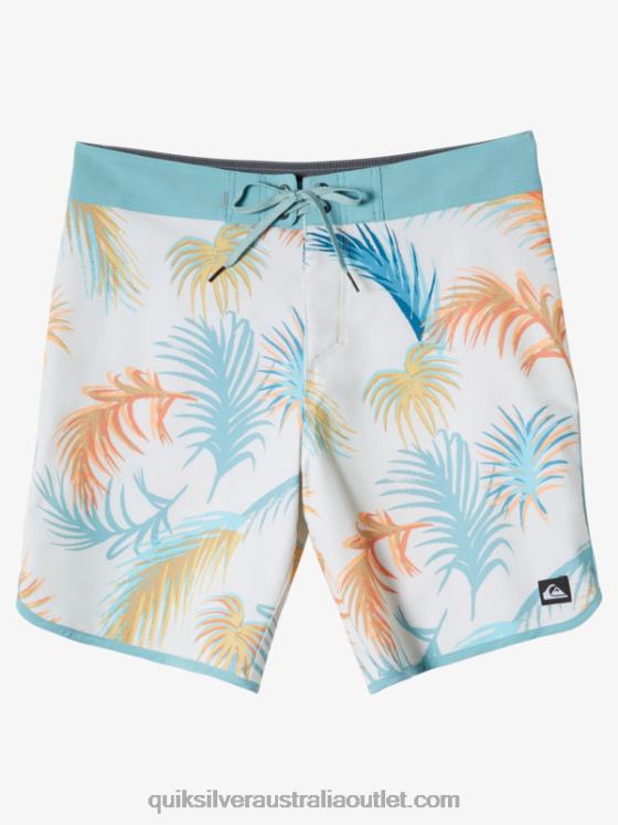 Quiksilver Men Surfsilk Scallop 19 Boardshorts H2N4B215 birch