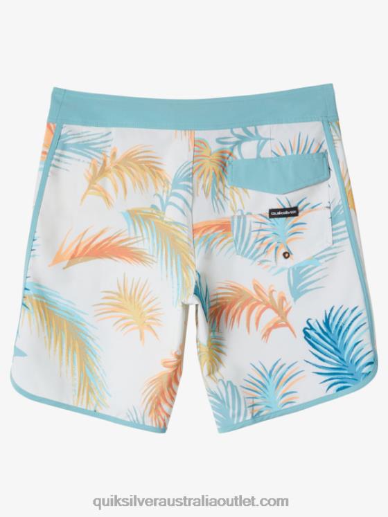 Quiksilver Men Surfsilk Scallop 19 Boardshorts H2N4B215 birch