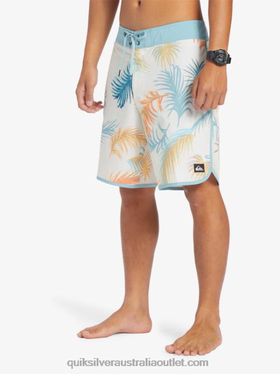 Quiksilver Men Surfsilk Scallop 19 Boardshorts H2N4B215 birch