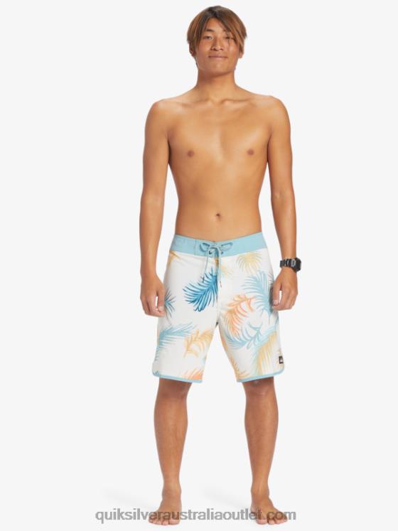 Quiksilver Men Surfsilk Scallop 19 Boardshorts H2N4B215 birch