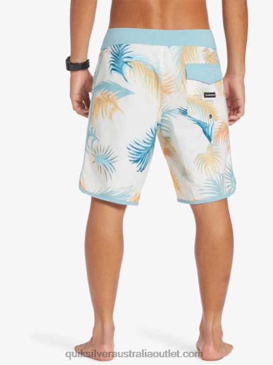 Quiksilver Men Surfsilk Scallop 19 Boardshorts H2N4B215 birch