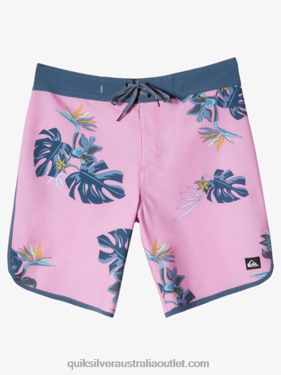 Quiksilver Men Surfsilk Scallop 19 Boardshorts H2N4B217 moonlite mauve