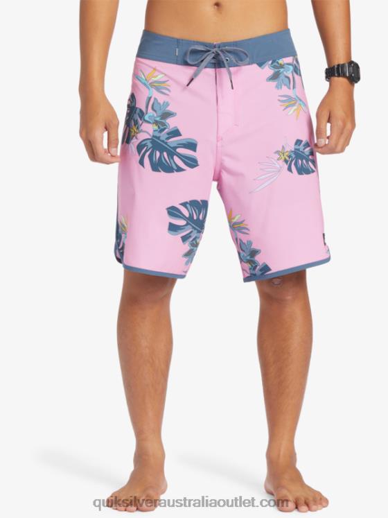 Quiksilver Men Surfsilk Scallop 19 Boardshorts H2N4B217 moonlite mauve