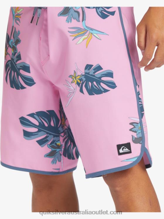 Quiksilver Men Surfsilk Scallop 19 Boardshorts H2N4B217 moonlite mauve