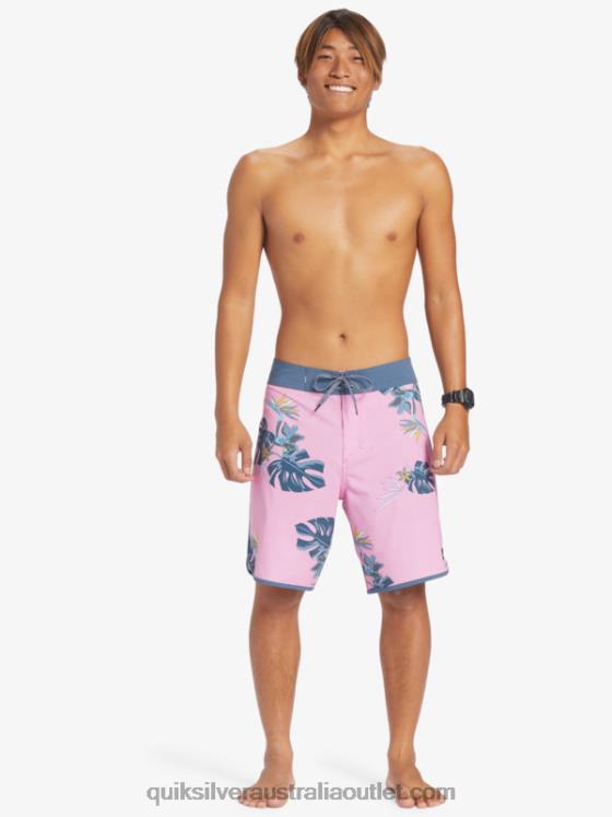 Quiksilver Men Surfsilk Scallop 19 Boardshorts H2N4B217 moonlite mauve