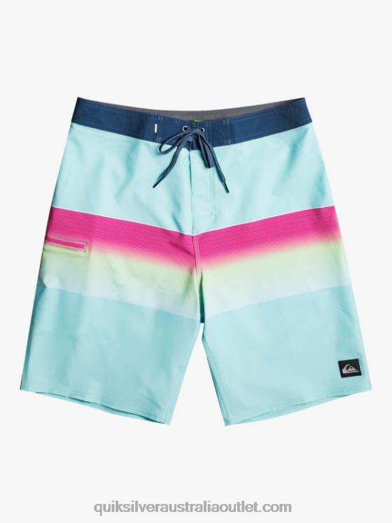 Quiksilver Men Surfsilk Slab 21 Boardshorts H2N4B1410 angel blue